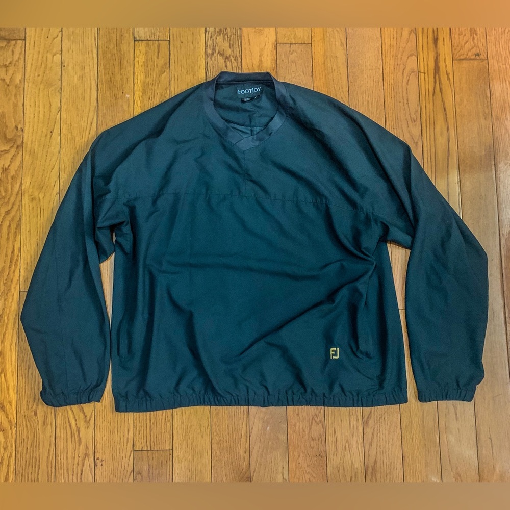 FootJoy Black Windbreaker Jacket
